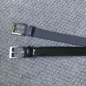 2 ASOS LEATHER BELT